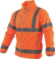 SOFTSHELL ODBLASKOWY POMARAŃCZOWY  "NEON"  "XL"  STALCO PREMIUM  S-44047