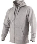 BLUZA Z KAPTUREM  "PORA"  SZARA  "XL"  STALCO  S-44477