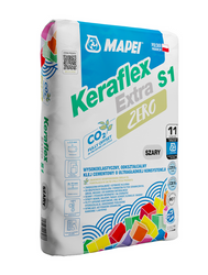 Klej cementowy odkształcalny zaprawa MAPEI KERAFLEX EXTRA S1 szary 25kg